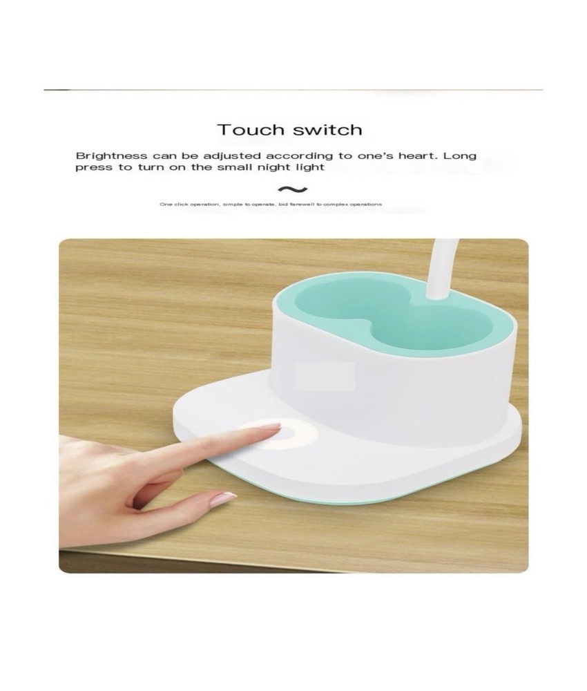 Desktop Lamp Table Lamp Desktop Storage Pen Holder Touch Night Light