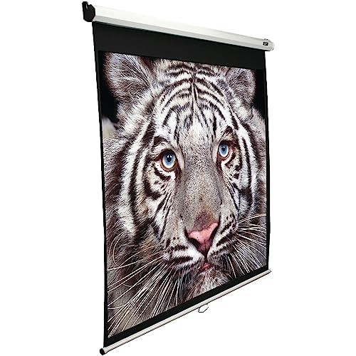 Manual B, 100-INCH Manual Pull Down Projector Screen Diagonal 16:9 100 INCH