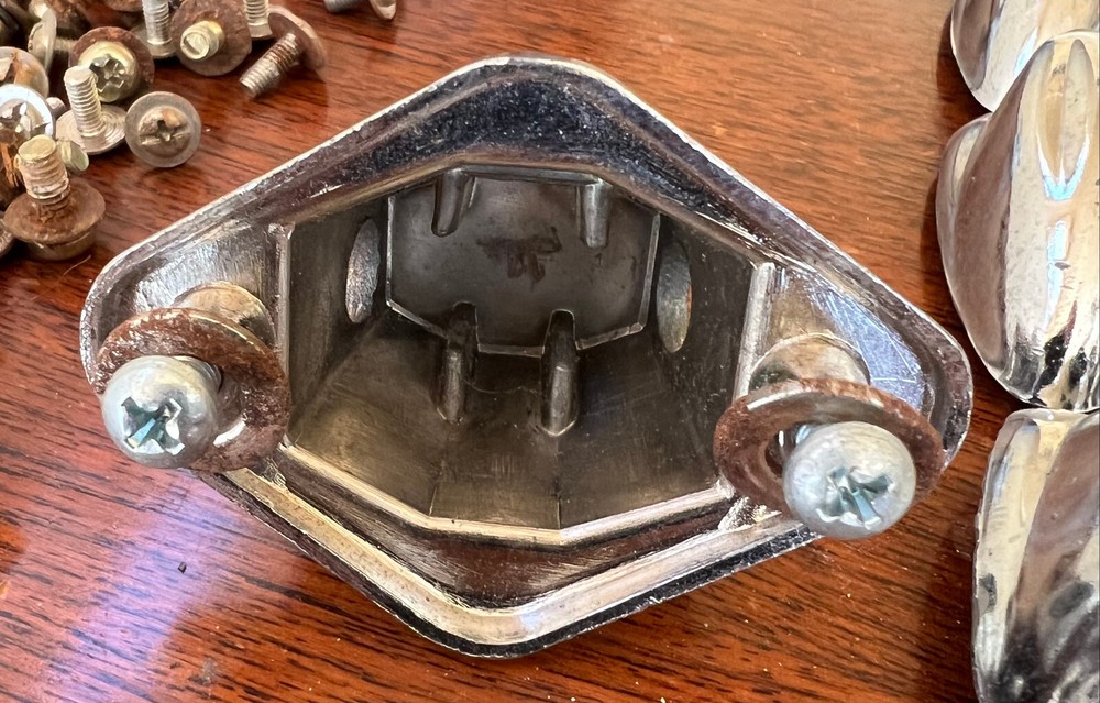 ASSORTED MUSICAL DRUM KIT CHROME PLATED PARTS