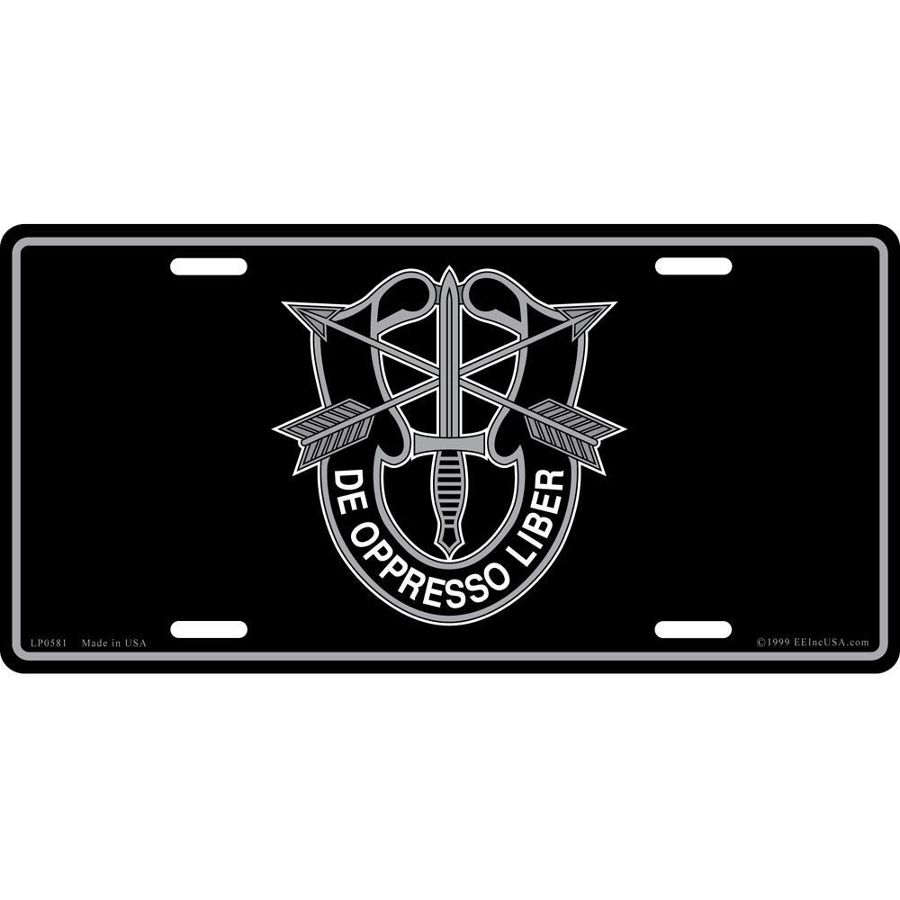 Special Forces License Plate