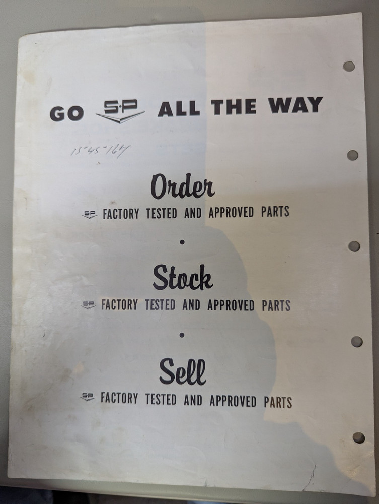 Studebaker Accessory Bonded Brake Shoe Sets Flyer