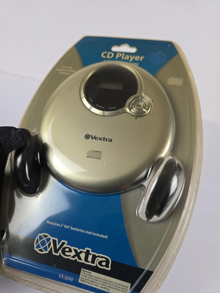 Vintage Vextra CD Player NEW/SEALED Programmable Memory Silver