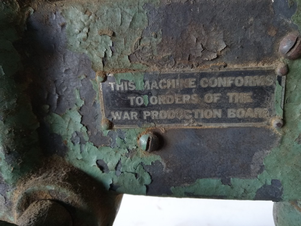 Drill Press, All Cast Iron, No Plastic Or Aluminum Here.