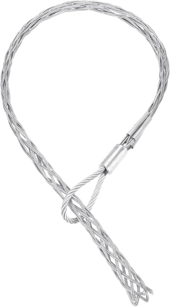 MECCANIXITY 40-50mm OD Cable Pulling Socks Grip 1.4m Fore-hand Pull Wire Mesh Pu