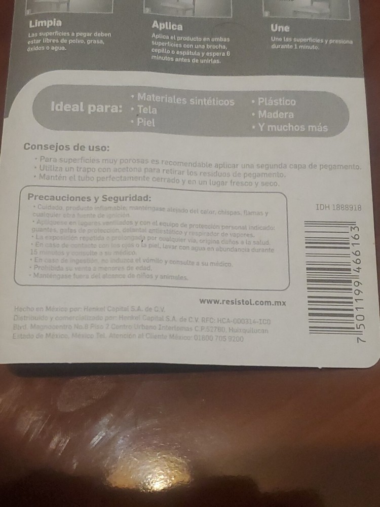 Resistol 5000 Super Transparente