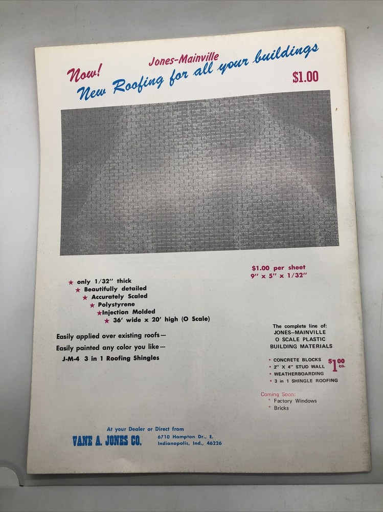 Traction & Models Magazine : February 1971 : Portable Layout - Data Sheets
