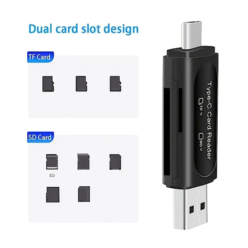 Card Reader USB 3.0 Type C Micro SD TF OTG Smart Memory Adapter Laptop Computer