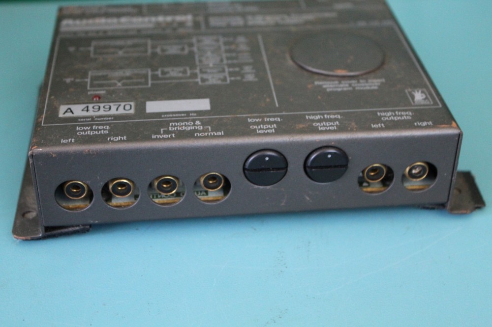 AUDIOCONTROL 2XS PROGRAMMABLE ADJUSTABLE CROSSOVER VTG AUDIO CONTROL