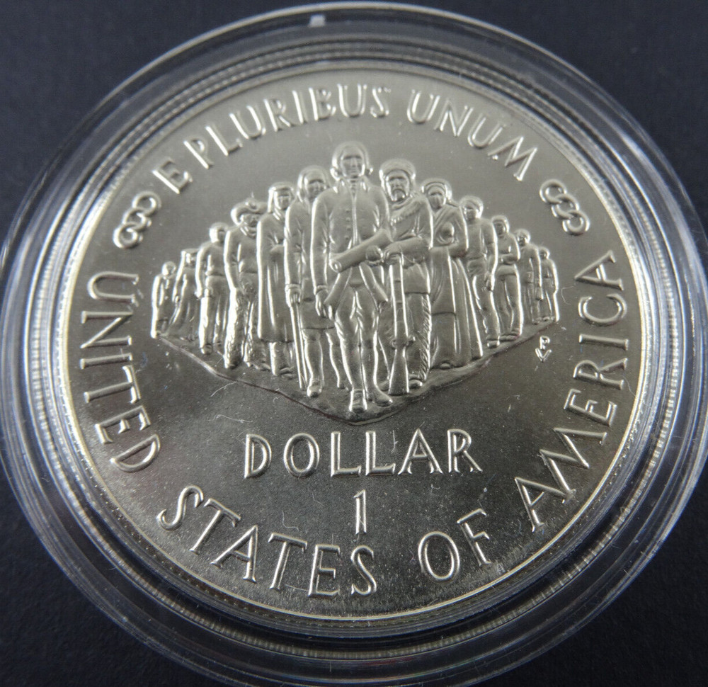 1987-P Constitution Unc Silver Dollar US Mint Commemorative $1 BU Capsule