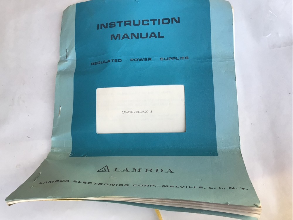 Lambda Power Supply LM 202