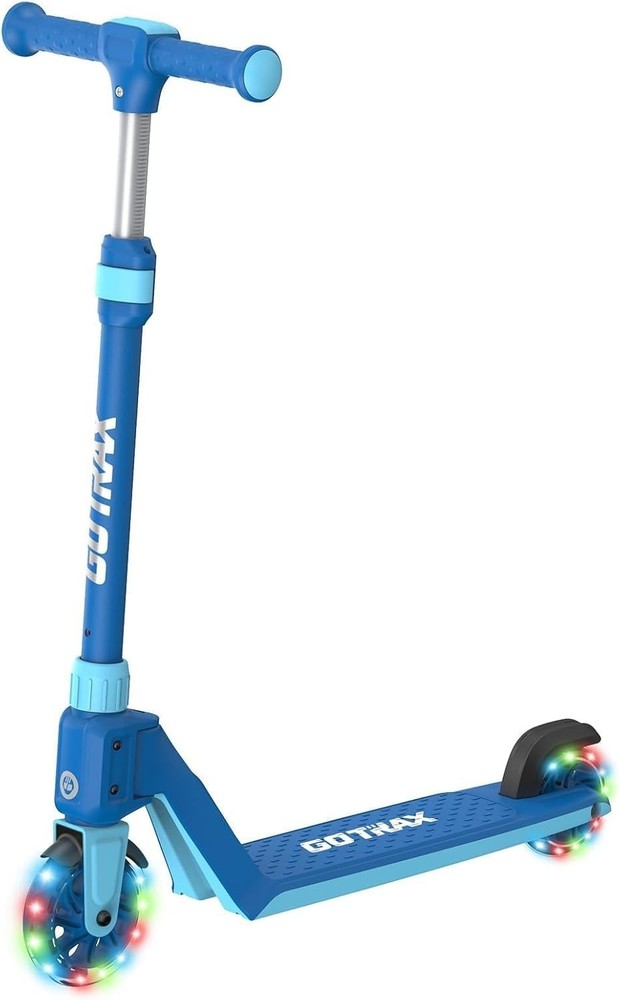 Scooter 5" LED Lighted Wheels, Adjustable Handlebars Lightweight, Anti-Slip Deck