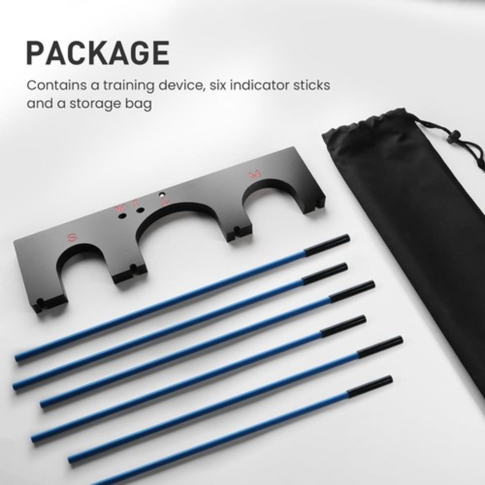 With Tour Aim, Golf Training Aid: 6 Alignment Sticks, 5 Swing Plane