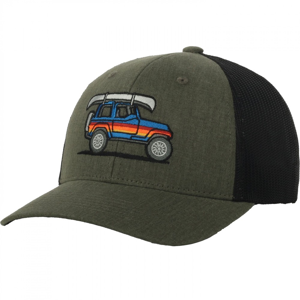 Jeep Embroidered Canoeing Adjustable hat Multi-Color