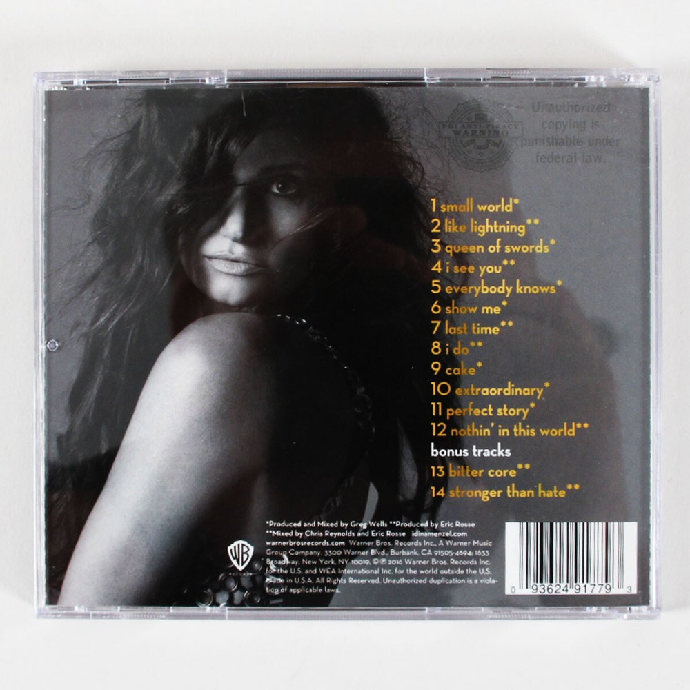 Idina Menzel Signed CD - COA JSA