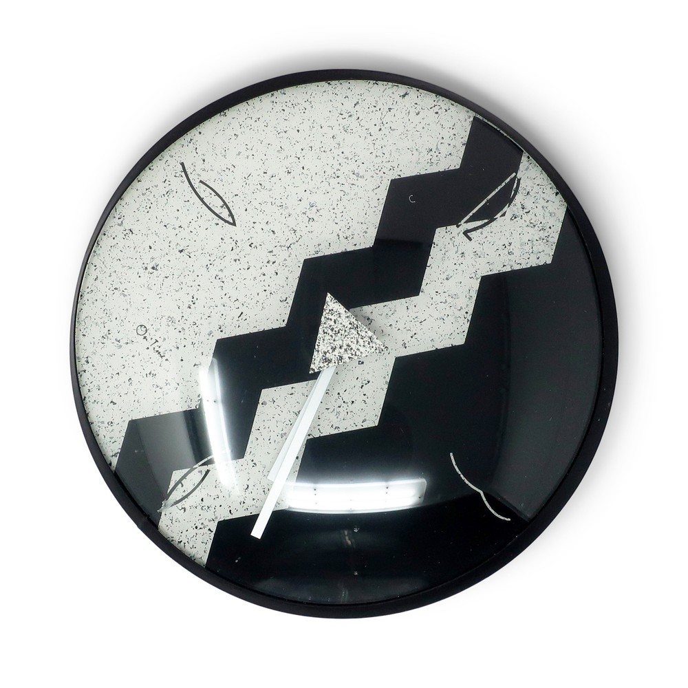 1980s Post Modern Wall Clock by Empire Arts