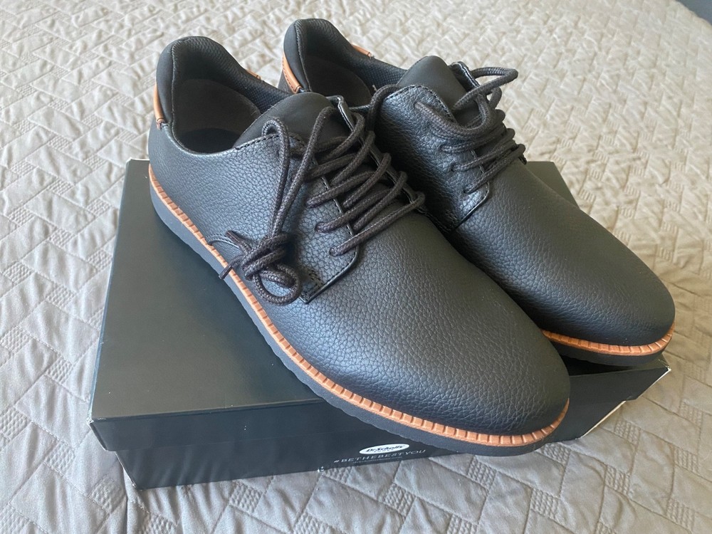 NEW Dr Scholls Men’s SYNC Black 9 Wide
