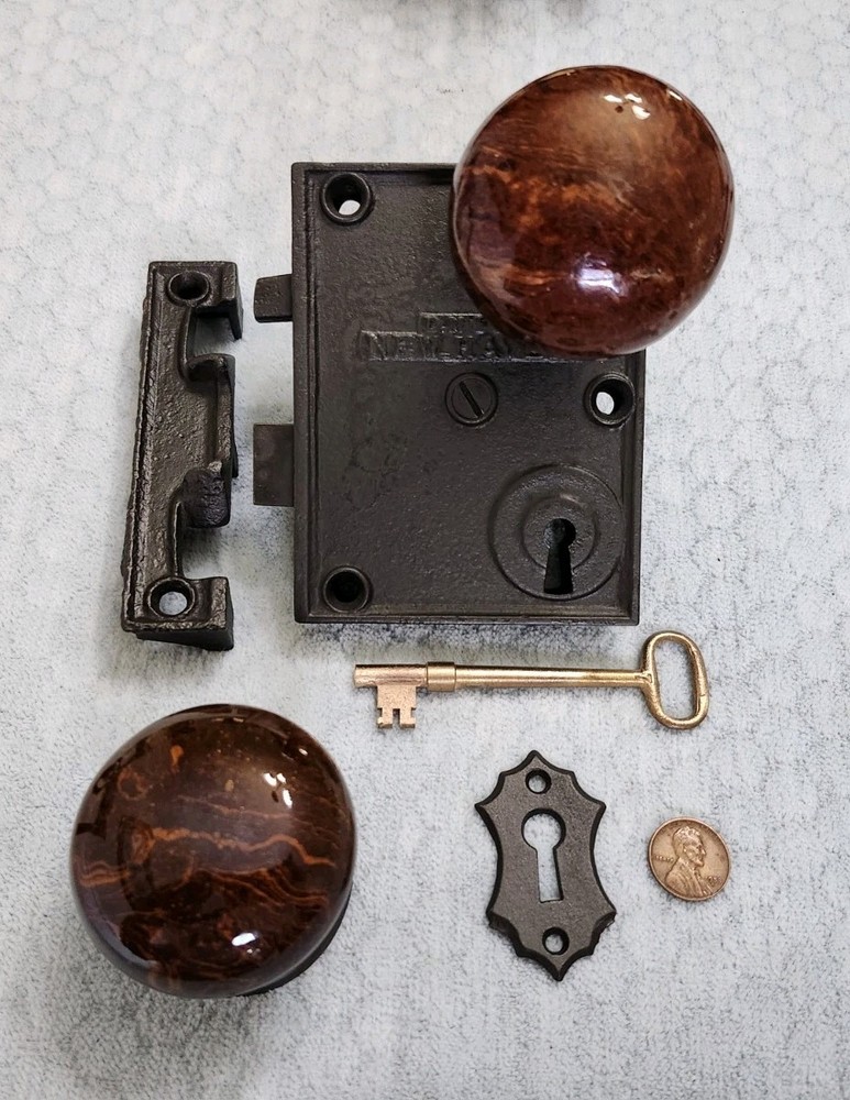 D. M. & Co. Carpenter Style Rim Lock LH