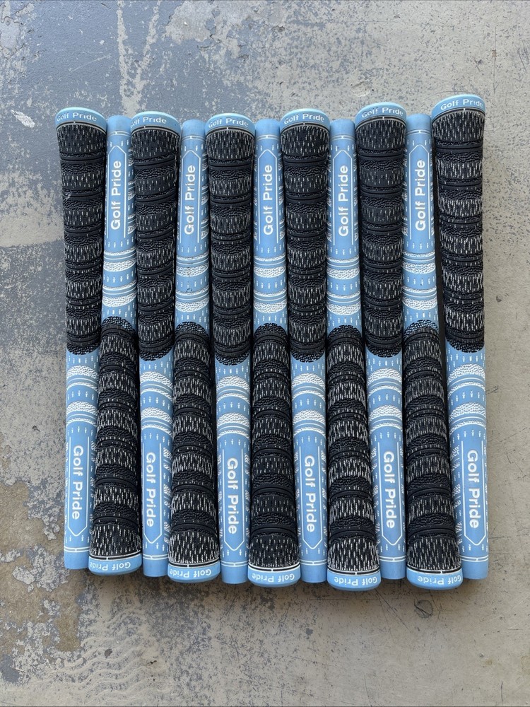 🌴🌴🌴Golfpride Multicompound Midsize Team Grip Set Light Blue UNC 🌴🌴🌴