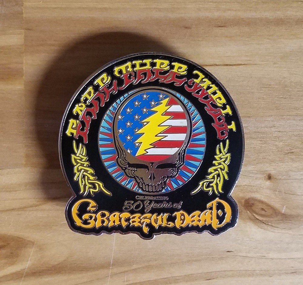 Grateful Dead 50th Anniversary Enamel Pin Set