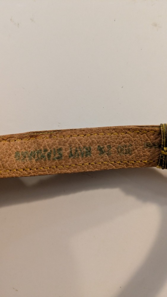 WW2 USN US Navy Hat Cap Adjustable Gold Chinstrap Strap