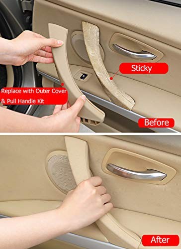 for BMW 3 Series E90/E91 Door Handle Replacement Pull Handle+Outer Cover Right