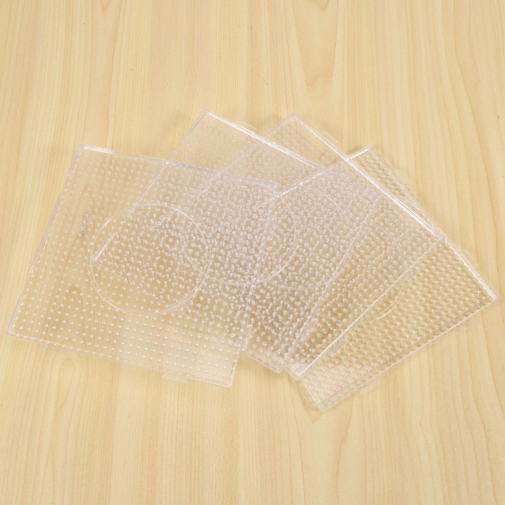 4pcs ABC Clear 145x145mm Square Pegboards Board for Fuse Bead J8B7