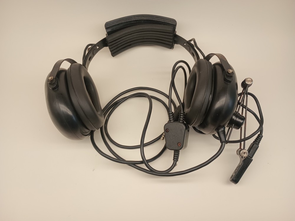 Flightcom aviation headset dual plug