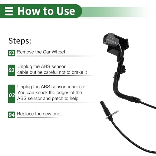 ABS Wheel Speed Senor ABS Sensor Anti-lock Braking System Sensor for Mazda 6