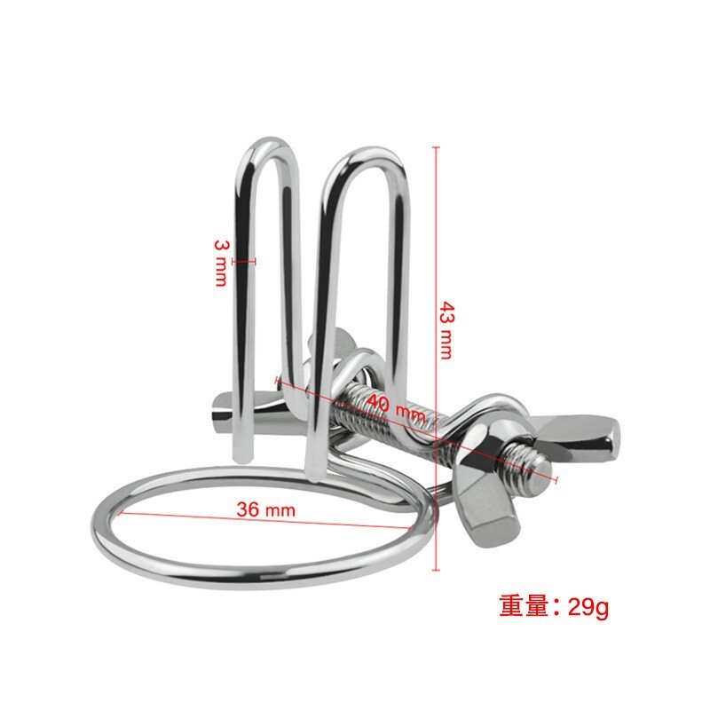 Male Stainless Steel Stretcher Adjustable Plug Solid Dilator Urethral Sounds