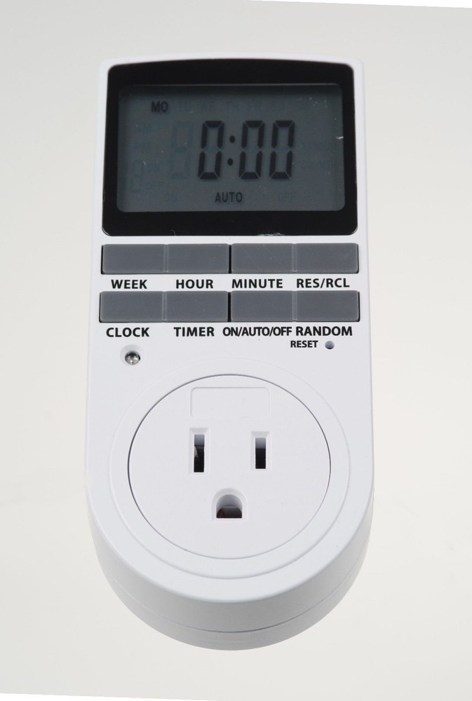 Programmable Digital LCD Timer Socket Outlet Switch