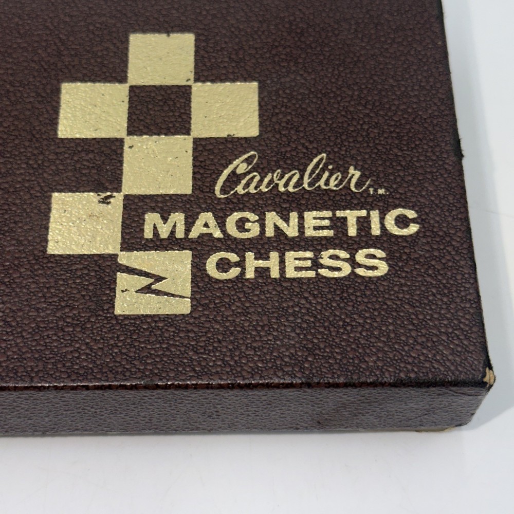 Vintage 1960'S Cavalier Magnetic Chess Game
