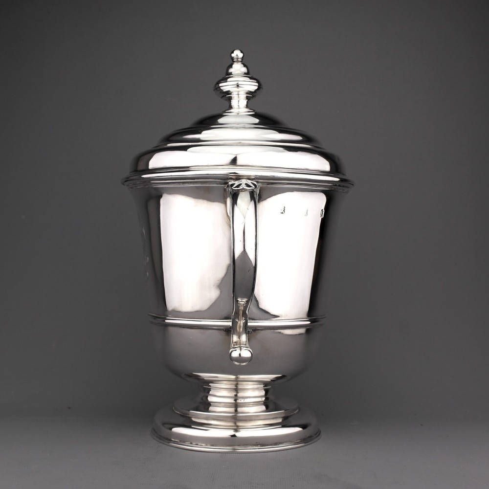 Rare Provincial / London Queen Anne Solid Silver Cup Cover. Unattributed Mark.