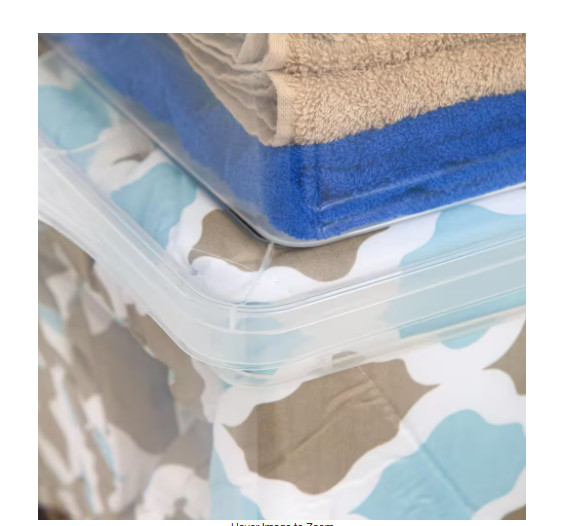 28 Qt. Storage Box, Clear