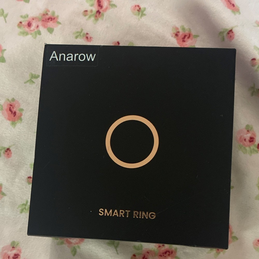 Anarow SMART RING Activity Tracker Smart Ring Black Hand Fitness iOS Android