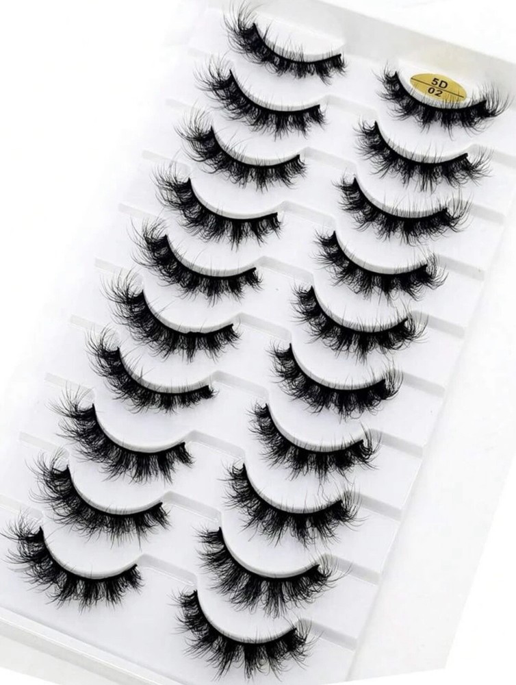 Faux mink lashes natural short