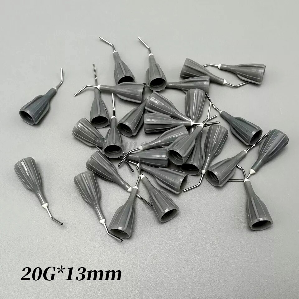 Dental Acid Etch Flow Prebent Dispensing Needle Irrigation Tip Syringe Tips