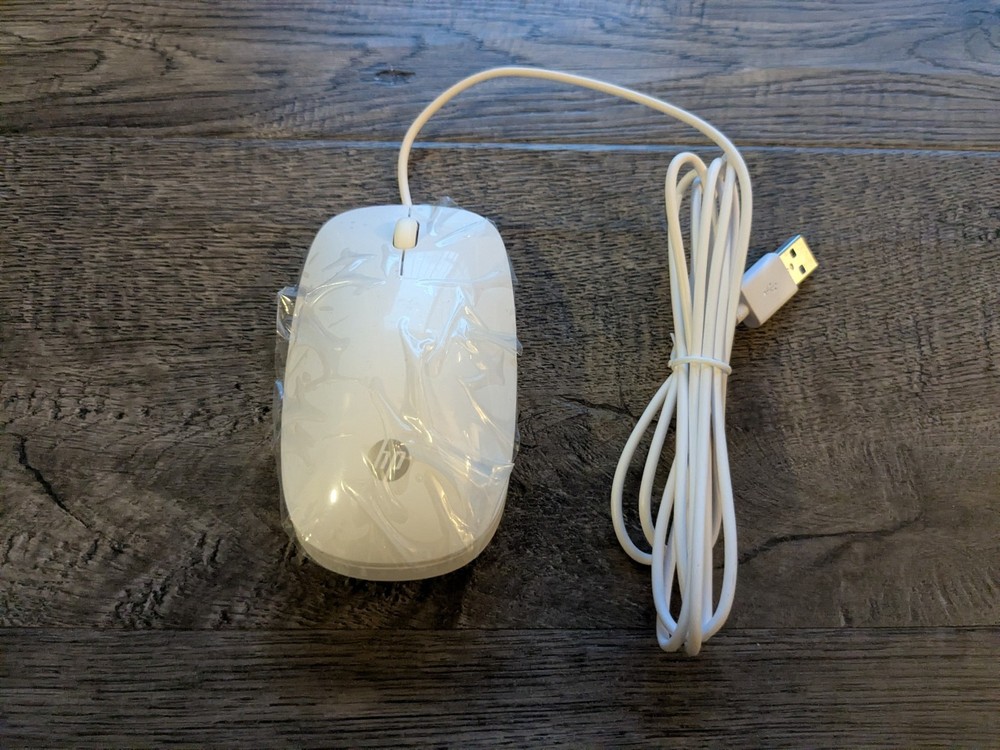 Genuine HP MSU1459 USB Black Wired Optical Mouse