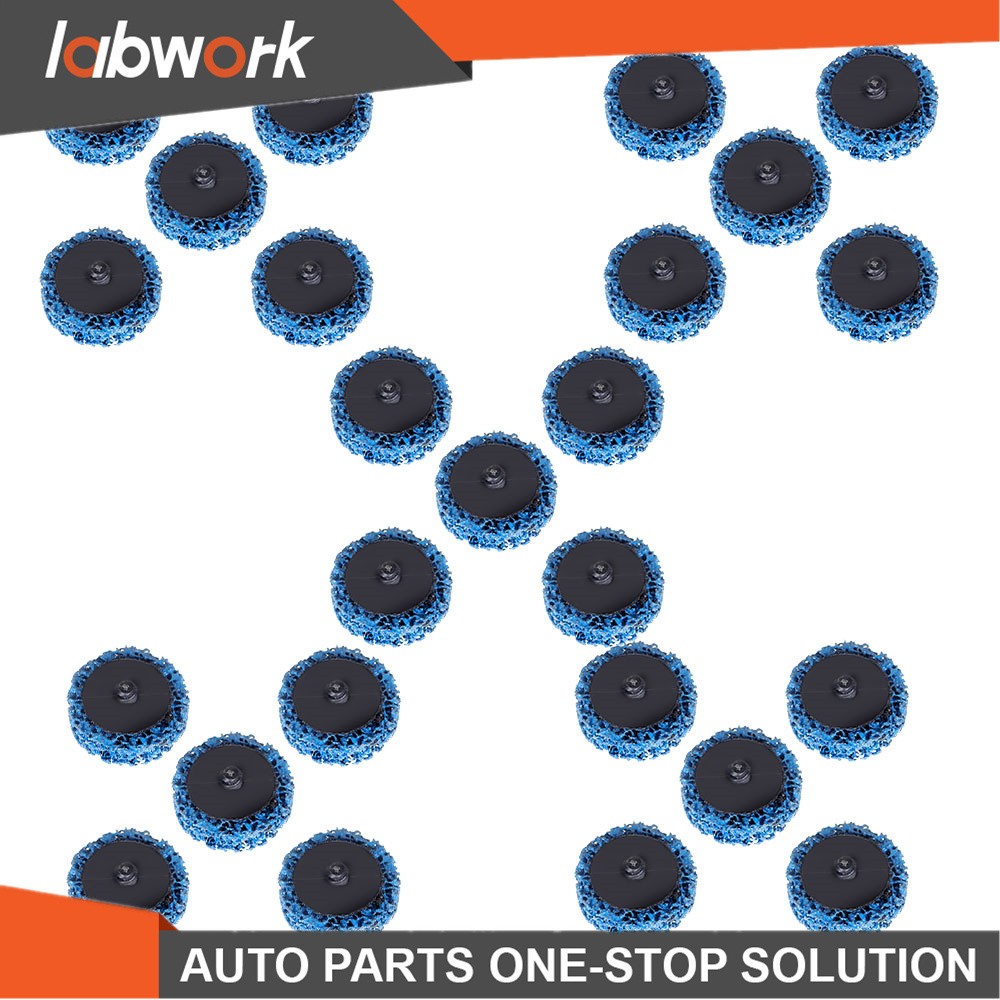 Labwork 50 PCS 2 Inch Blue Quick Change Easy Strip & Clean Disc For Paint Rust