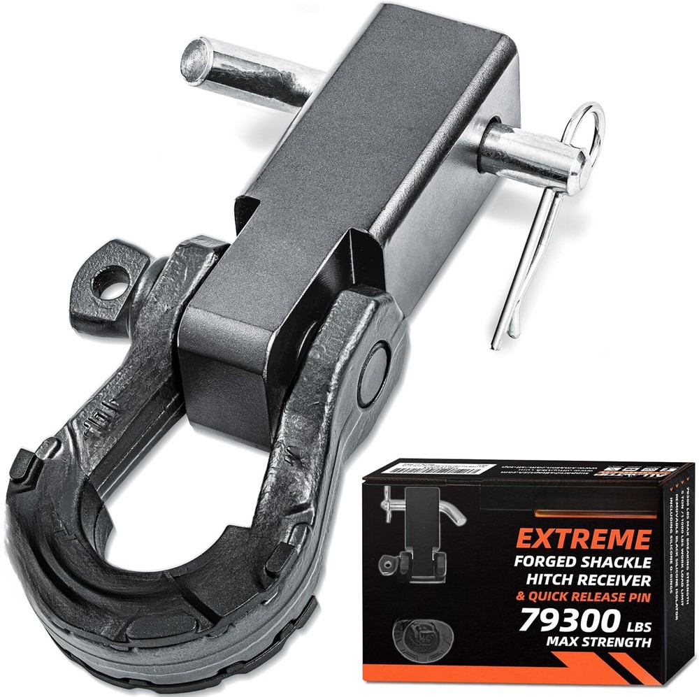 Hinged Receiver for 2-inch Receiver, Includes Extreme Forging with Release Pin