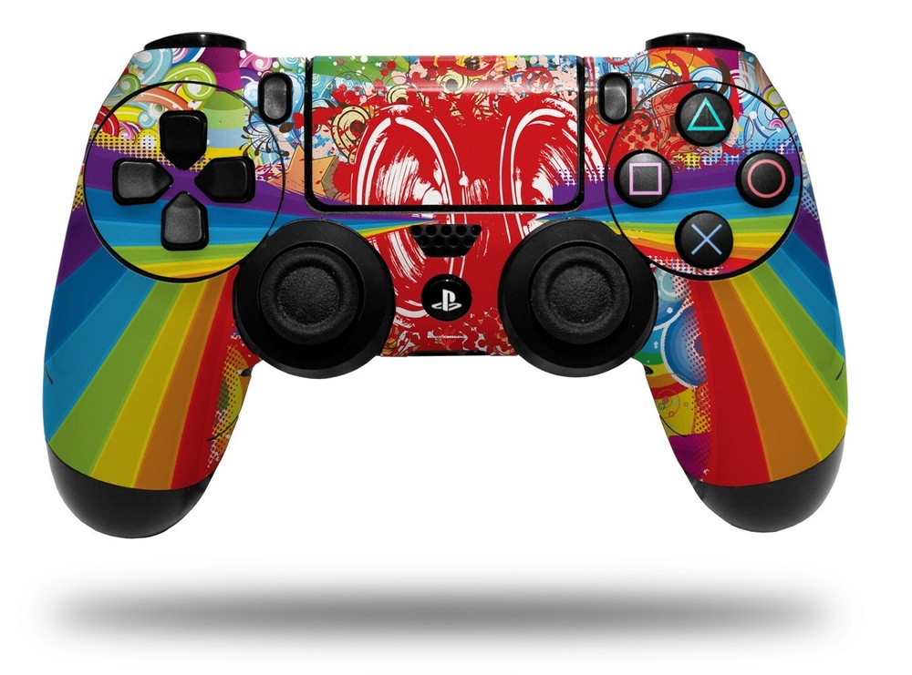 Skin for Sony PS4 Controller Rainbow Music