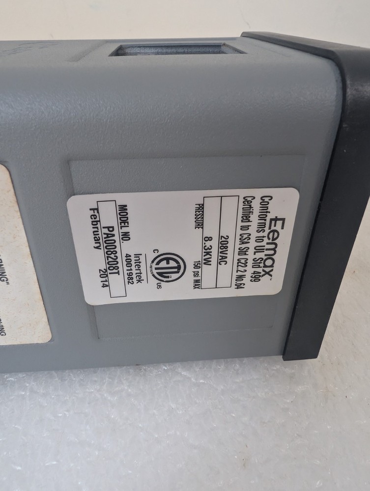 Eemax Pro-Advantage PA008208T Electric Tankless Water Heater 208V 8.3KW