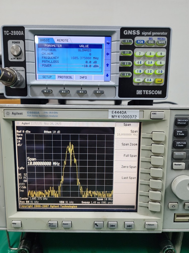TESCOM TC-2800A GNSS Signal Generator, GPS, GLONASS