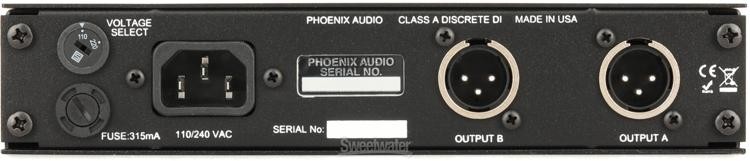 Phoenix Audio Nice DI Class A Stereo Direct Box