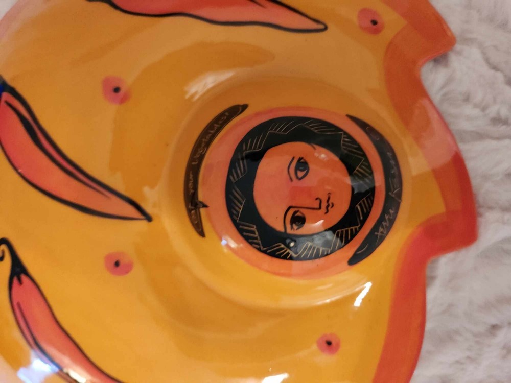 Sassy Hot Chili Whimsical Round Platter