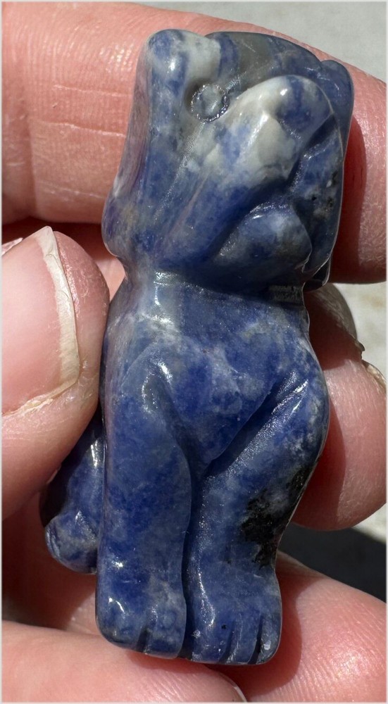 Sodalite DOG Totem - Creative thinking, Communication