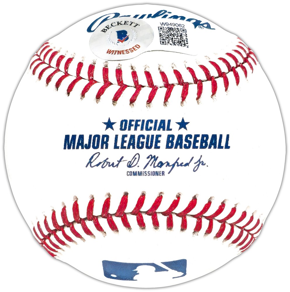 Marcus Semien Signed MLB Baseball Texas Rangers Beckett Wit