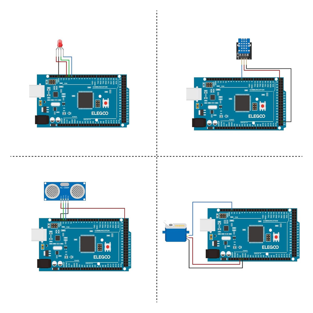 Mega R3 Project the Most Complete Ultimate Starter Kit with Tutorial Compatible