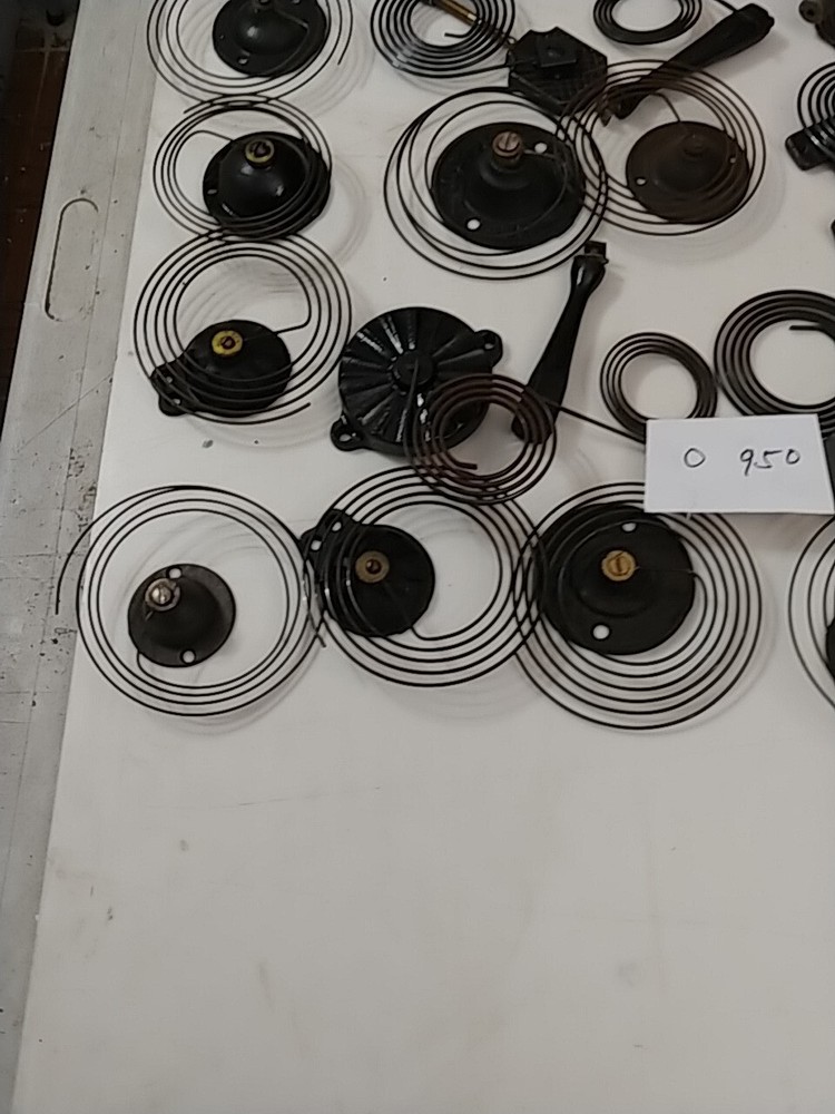 25 ASSORTED CLOCK COIL STRIKE GONGS