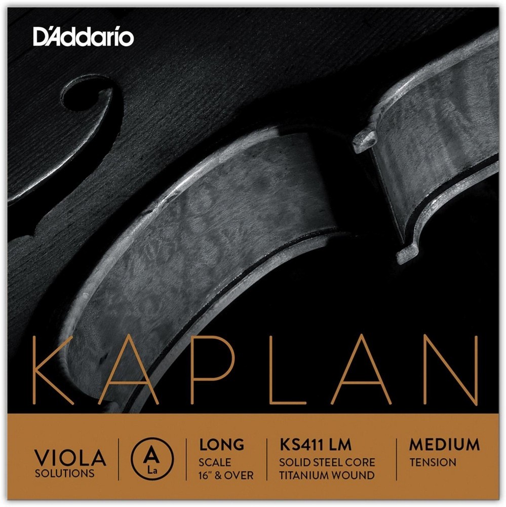 D'Addario Kaplan Solutions Series Viola A String 16+ Long Scale Medium