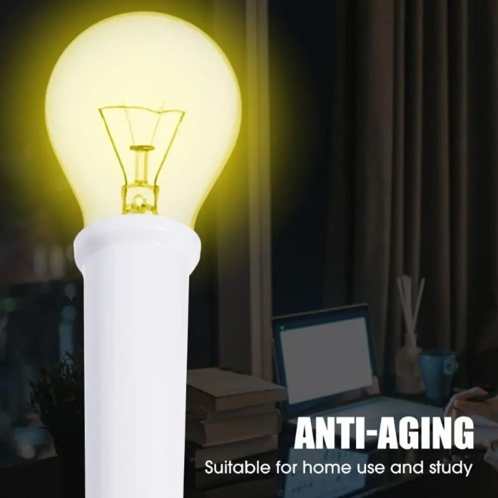 E26 Socket Extender, E26 Standard Medium Base Lamp Bulb Socket Adapter of 12CM/4